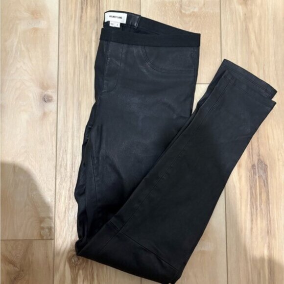 HELMUT LANG LAMB LEATHER PANTS - Size 8 - Picture 1 of 13